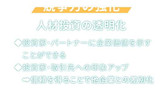 競争力の強化